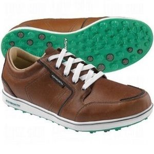 Ashworth golf shoes brown